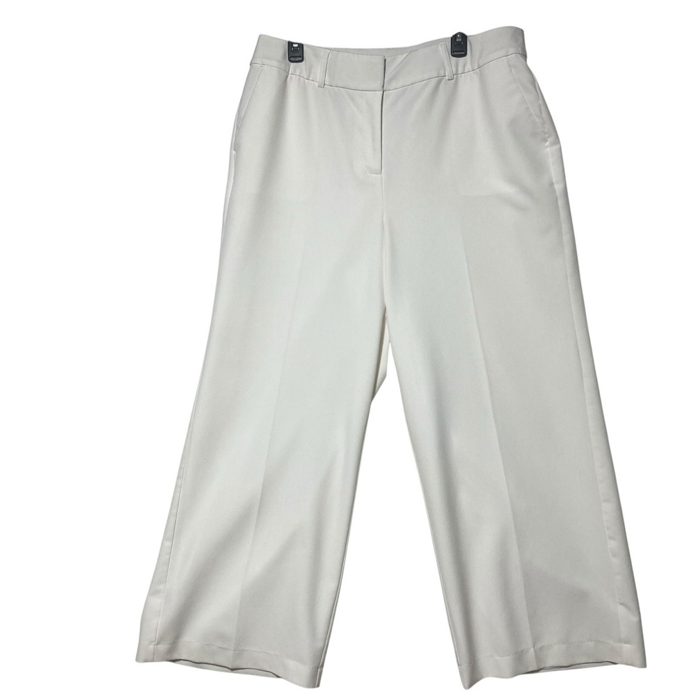 Lane Bryant Pants White Wide Leg Luxury Women's Sz 16 Old Money Academia READ